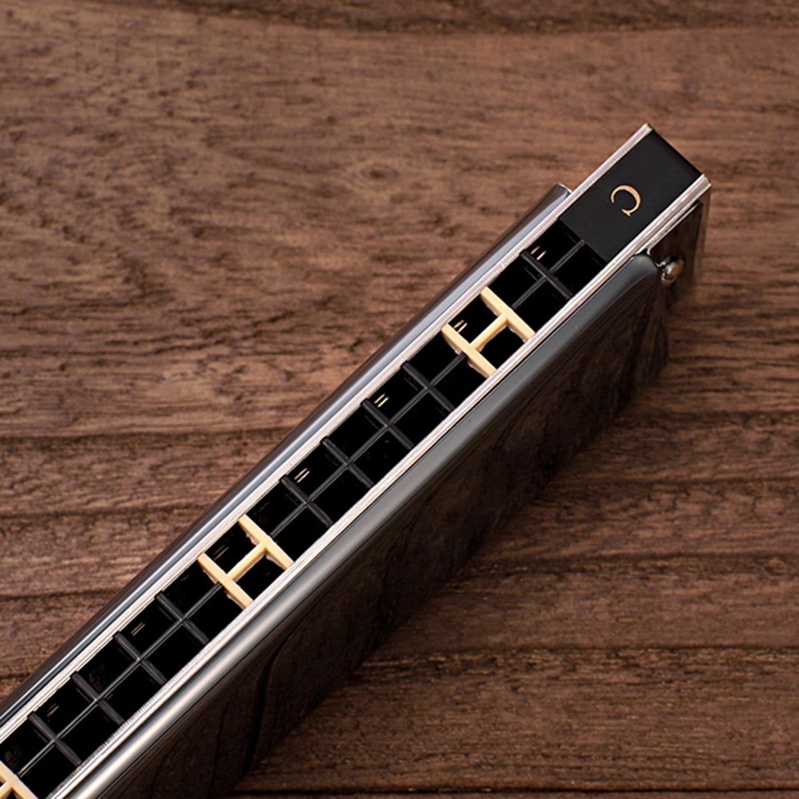 Yihuala 24-Hole Tremolo Harmonica, for of C Competition Mouth Organ