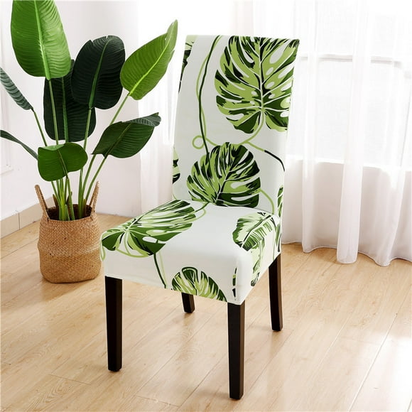 Chair Covers for Dining Room Set of 4, Stretch Dining Chair Cover, Washable Kitchen Parsons Chair Slipcovers, Removable Seat Protector A12