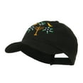 thumbnail image 2 of Swiss Folk Art with Birds and Tree Embroidered Cap - Black OSFM, 2 of 5