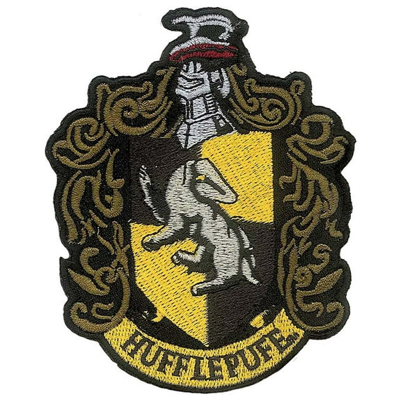 Harry Potter Hufflepuff Crest Full Color Iron-On Patch