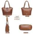 thumbnail image 4 of Bolso de hombro Montana West Hobo Bolso Fashion WRLH-8005BR, 4 of 7