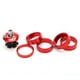 thumbnail image 2 of Juego de horquillas delanteras para auriculares de bicicleta aleación de aluminio antioxidante ligero duradero cubierta superior para auriculares de bicicleta con espaciador ANGGREK Otros, 2 of 8