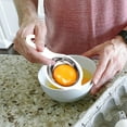 thumbnail image 7 of mtvxesu 304 Stainless Steel Egg White Separator for Kitchen Baking, Dishwasher Safe Egg Yolk Filter Tool, 7 of 7