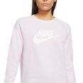 thumbnail image 2 of NIKE Womens Pink Logo Graphic Long Sleeve Crew Neck Sweater Plus 2X, 2 of 3