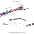 thumbnail image 2 of LAMBBAA 2 Pack Reading Glasses, Blue Light Blocking Computer Reading Glasses for Women and Men, Anti Glare Lightweight Readers(Floral,+4.50), 2 of 5