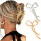 thumbnail image 1 of wonima11 Bow Hair Clip Metal Bow Claw Clips Large Hair Claws for Thick Hair Women Hair Accessories (Pack of 2), 1 of 1