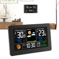 thumbnail image 3 of Relaj Meteorológico Colorido Con Pantalla Todo en Para El Hogar, Oficina, USB, Carga, Dormitorio, Alarma, Luz, Material ABS, 3 of 7