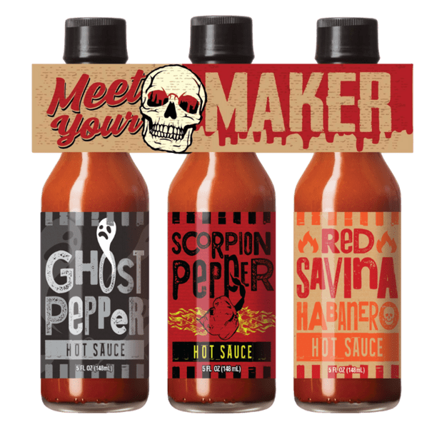 Meet Your Maker 3 Hot Sauce Gift Set Walmart Com Walmart Com