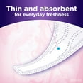 thumbnail image 4 of Always Daily Liners, Unscented, Regular, 42 Ct, 4 of 8