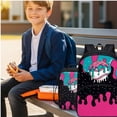 thumbnail image 7 of Yuyamidu Baseball Kids Backpack and Lunch Box Set Ice Cream Girls Book Bags for School Lunch Bag Pencil Case Water Bottle Bag for Kids 6-8/8-10 Back to School Gifts, 7 of 7