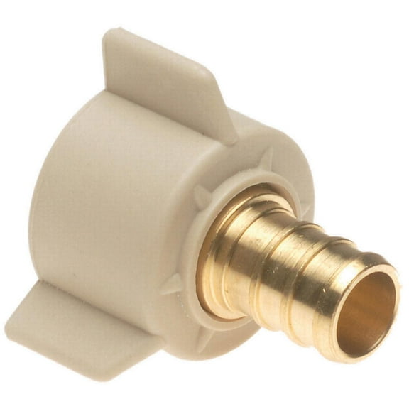 Apollo Valves APXFB1212S Pipe Adapter, 1/2 in, PEX x FPT, Brass, 200 psi Pressure
