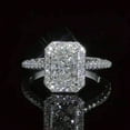 thumbnail image 5 of Forever Jewels 2.50 Ct Radiant Cut Moissanite Women Engagement Ring 14K White Gold Plated, 5 of 7