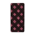 thumbnail image 3 of Absorbent Coral Velvet Towel 27x55in Light Soft And Fluffy Wool Circle Delicate And Not Easy To Remove The Edge Argyle Plaid Darkorchid_2, 3 of 8