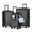 Black, variant on WEPLUS Luggage Sets 5 Piece(20",26" ),Hardside Carry-On Luggage, Hardshell Suitcase With Wheels, With Scratch-Resistant Surface, Four Multi-directional Wheels