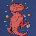 thumbnail image 2 of CafePress - Trex Indoor Rock Climbing Maternity T Shirt - Maternity Dark T-Shirt, 2 of 3