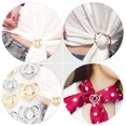 thumbnail image 2 of Miangastore 4pcs Rhinestone Scarf Clips with Assorted Colors for Home Decorate Elegant Alloy Accessories, 2 of 8