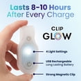 thumbnail image 4 of ClipGlow Light Night Shift Light con clip para lactancia, color blanco, 4 of 7