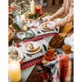 thumbnail image 3 of Christmas Placemats Set of 6 Checkered Truck Christmas Tree Christmas Placemats for Dining Table Snowflake Plaid Check Table Mat Winter Holiday Home Party Kitchen Table Decorations, 3 of 6