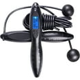 thumbnail image 1 of Jump Rope, Weighted Jumping Rope with Counter for Fitness Exercise, Adjustable Digital Cordless Speed Skipping Rope Workout Training for Adults,Women, Men,Kids, 1 of 8