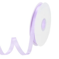 Uxcell Satin Ribbon Grosgrain Solid Silk Wedding Bouquet Ribbon for Valentine's Day Gift Wrapping Cake Box Bows Light Purple-3/8" x 33 Yard