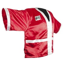 Cleto Reyes Corner Staff Satin Boxing Robe - Large - Red/White