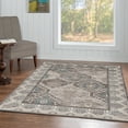 thumbnail image 2 of Linon Vintage Belouch Power Loomed Microfiber Polyester 5'x7'6" Rug in Gray, 2 of 3