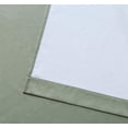 thumbnail image 3 of Madison 100% Blackout Curtains Newly Innovated Eco Friendly Light Weight Fabric with Grommets Heat and Light Blocking Drapes (Panel Pair 38" W x 96" L, Moss), 3 of 6