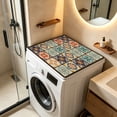 thumbnail image 5 of Diatomite Washing Machine Mat, Boho Tile Dryer Top Protector, Waterproof Countertop Pad, Non-Scratch Washer Cover Mat, Household Kitchen Appliance Accessory, 5 of 6