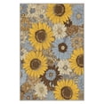 thumbnail image 4 of KUETH 8X10 Vintage Floral Area Rugs Machine Washable Rugs for Living Room, Non Slip Flat Pile Rug with Rubber Backing, Boho Rug for Entryway Bedroom Dining Room Home Office, 4 of 5