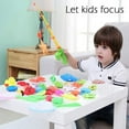 thumbnail image 5 of Kids Magnetic Fishing Pool Toys Game - Water Table Bathtub Party Toy with Pole Rod Net Floating Fish Toddler Color Ocean Animals, 5 of 7