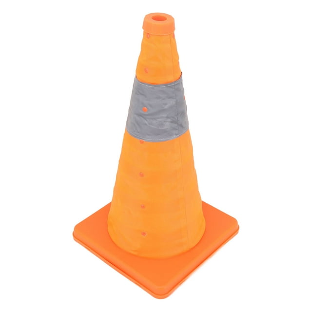 Cono De Seguridad De Tráfico, Cono De Seguridad De Estacionamiento Reflectante Resistente Portátil Plegable Para Carretera