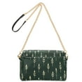 thumbnail image 2 of FORMRS Women Crossbody Purse with Chain Strap Vegan Leather Shoulder Handbag, Dark Green Plants, 2 of 7