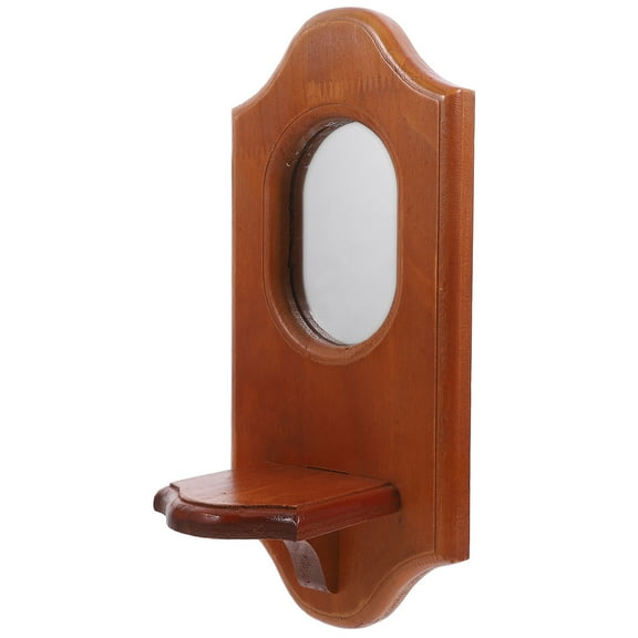 HOMEMAXS Mirror Designed Wall Mounted Wall Candle Holder Pillar Candle Holder Decor