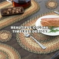 thumbnail image 6 of Homespice - Russett Long Table Runner, a Durable and Thick Table Runner to Use as Side Table Runners on Dining Table - Crafted from Premium Jute - Multicolor Hand Braided Runner, 11x36 Inches, 6 of 8