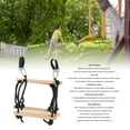 thumbnail image 3 of Kids Hanging Ladder, 5 Steps 100kg Interactive Kids Swing Rope Ladder Wooden Safe  for Outdoor, 3 of 7