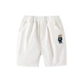 thumbnail image 2 of KYAIGUO Toddler Baby Boys Solid Color Shorts Kids Elastic Waist Casual Short Pants Summer Loose Shorts for 1-8 Years Old, 2 of 11