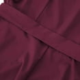 thumbnail image 6 of Babysbule Woman Summer Dresses Women's Fashion Casual Loose Bandage Half Sleeve Solid V-Neck Ankle-Leng Dress, 6 of 8
