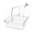 thumbnail image 4 of Baño para pájaros, bañera colgante para loros enjaulados, para cacatúas, s, pájaros pequeños Claro, 4 of 8