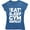 Blue, variant on Eat Sleep Gym Repeat Fitness Work Out Instructor Motivation Women Tee Shirt