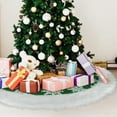 thumbnail image 7 of Sanmadrola Christmas Tree Skirt Gray White Plush Skirts Christmas Decorations Indoor Xmas Ornaments Holiday Decor for Party, 36in, 7 of 7