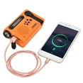thumbnail image 2 of Emergency Radio Portable AM SW Radio Solar Powered Hand Crank with LED Flashlight 2000mAh Battery SOS Alarm, 2 of 7