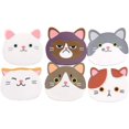 thumbnail image 1 of Lot de 6 sous-Verres Mignons pour Chat Tapis Multifonctionnels, 1 of 4