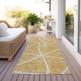 thumbnail image 6 of Addison Rugs Chantille Indoor/Outdoor Transitional Geometric Gold Washable Runner Rug, 2'3" x 7'6", 6 of 6