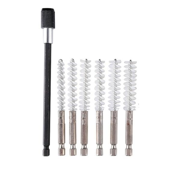 Jinnoda Stainless Steel Twisted Wire Brush Durable Drill Bore