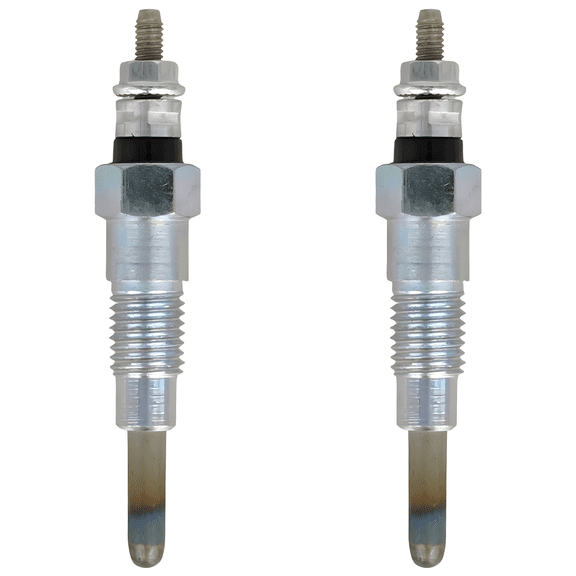 XYZIL 2X Glow Plug 15951-65510 15951-65512 Compatible with Kubota D750 D850 D950 B1500 B7100 B7001 B8200 B4200 B5200 B6200 B7200 B9200 B20 B1550 B1750 B2150 KH-36 KH-41 KH-51 F2100 D1102 D1302 D650