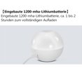 thumbnail image 3 of Lámpara de noche LED COOLHOOD luz nocturna para niños, lámpara de mesa de ambiente regulable táctil con control remoto, 16 colores y 4 modos que cambian de color USB recargable LED luz nocturna para dormitorio sala de estar Zhivalor OTTO-HJW-0732, 3 of 6