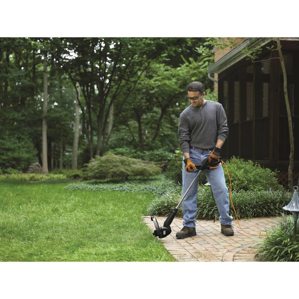 Black and Decker 3.5 Amp Corded Electric String 2 in 1 Grass Trimmer and Edger