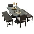 thumbnail image 4 of Sol 72 Outdoor Stratford 5 Piece Dining Set with Cushions, 4 of 7