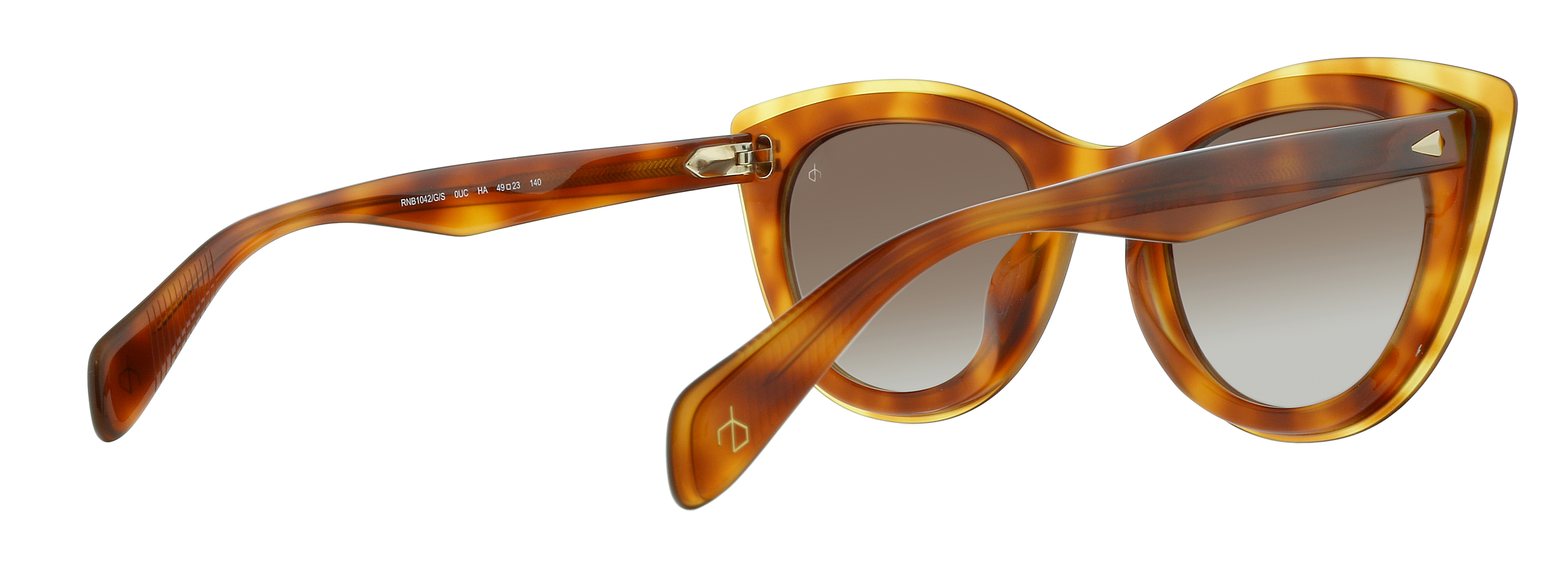 Rag And Bone RNB1042/G/S HA 00UC Red Havana Sunglasses for  display picture 2