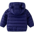 thumbnail image 2 of Baby Boys Girls Winter Coats Toddler Bear Hoods Down Jacket Infant Kids Light Puffer Padded Outwear, 2 of 11